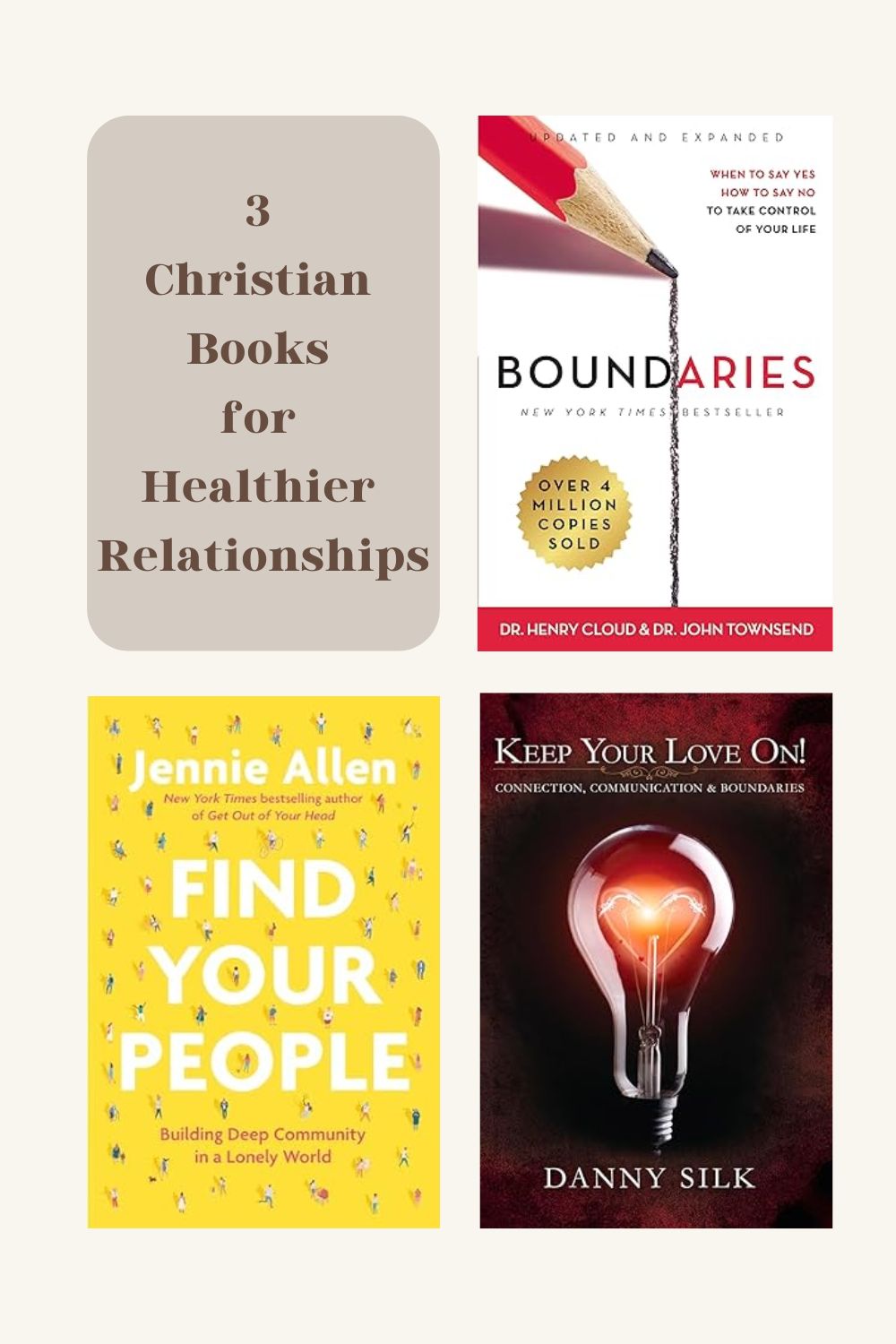 3 Christian Books for Healthier Relationship