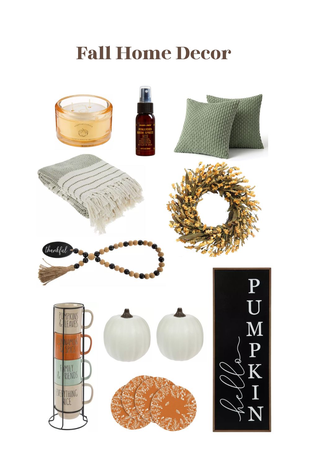 Fall Home Decor Pieces