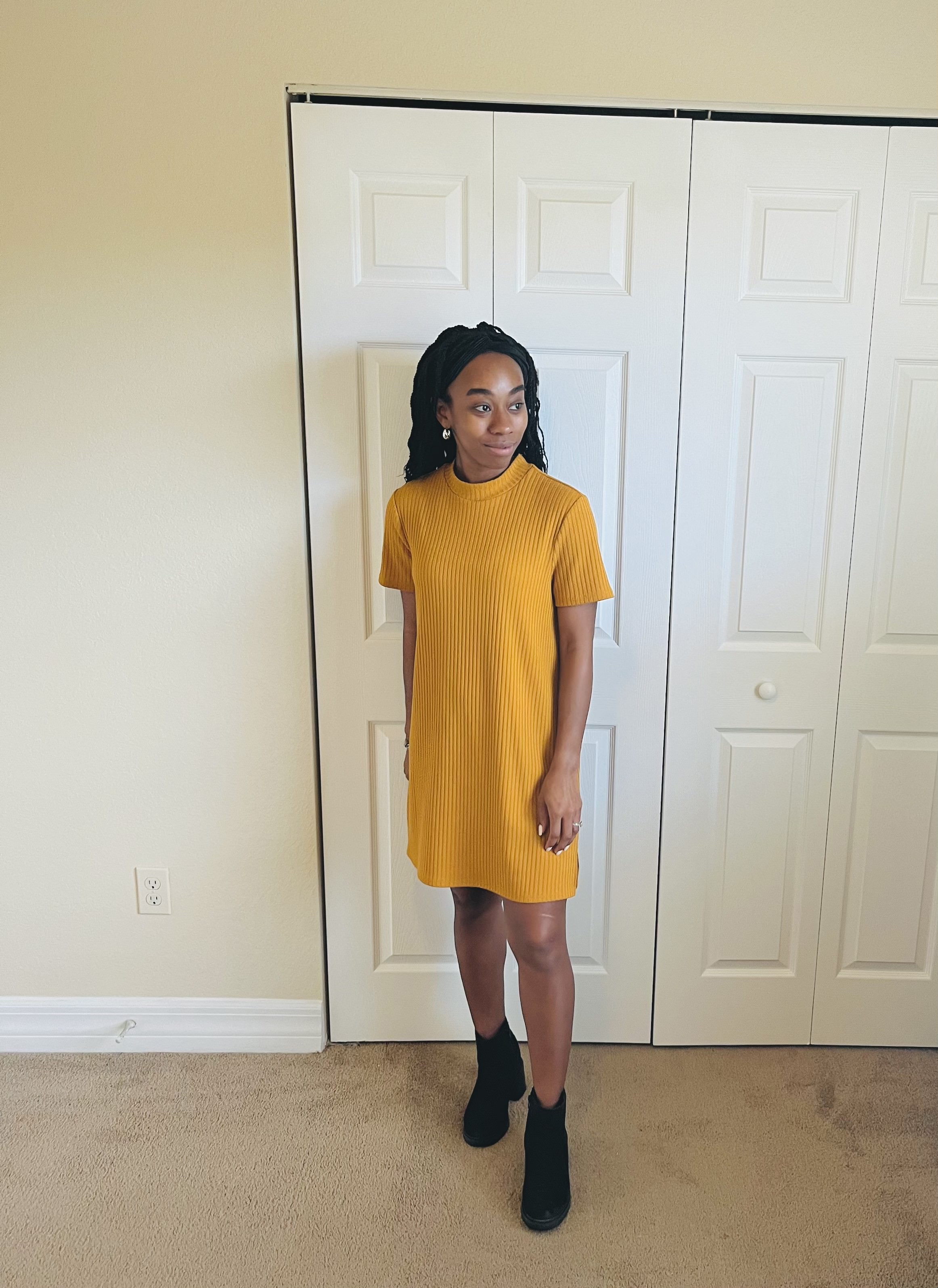 Mustard Yellow Dress